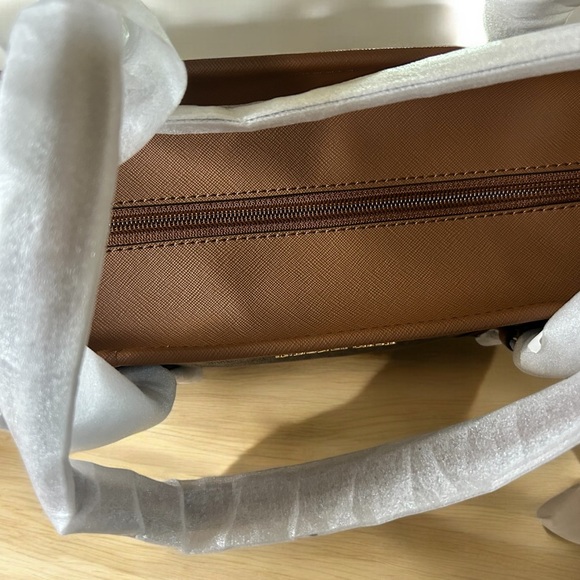 NWT MSRP $498 MICHAEL Michael Kors Jet Set Travel Large Logo Tote Bag - Picture 6 of 9